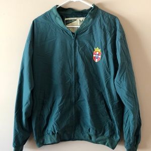 Retro Crest Signature Collection Green Gold Jacket